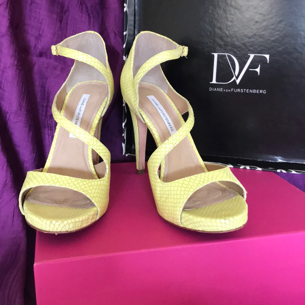 Diane von Furstenberg strappy heels